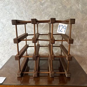 Porta Botellas de Madera para 9 Vinos - imagen 1