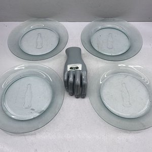 Lote anterior: Juego de 4 Platos Llanos de Vidrio Coca-Cola Publicitario