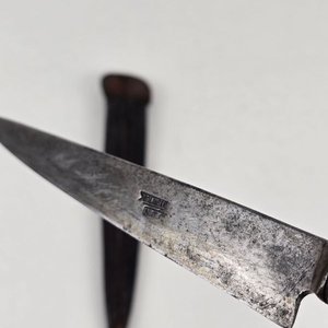 Cuchillo Criollo Solingen con Mango de Platería Criolla y Vaina - imagen 3