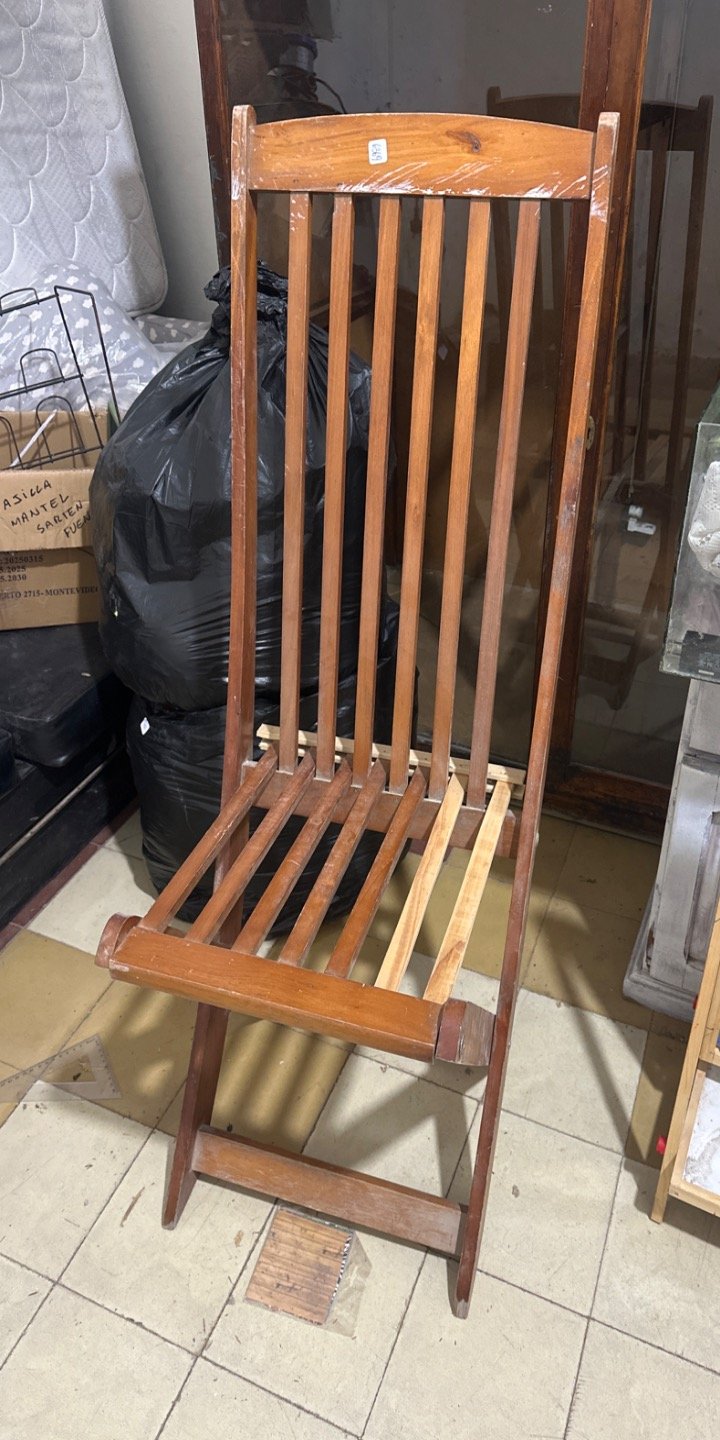 Silla Plegable de Madera