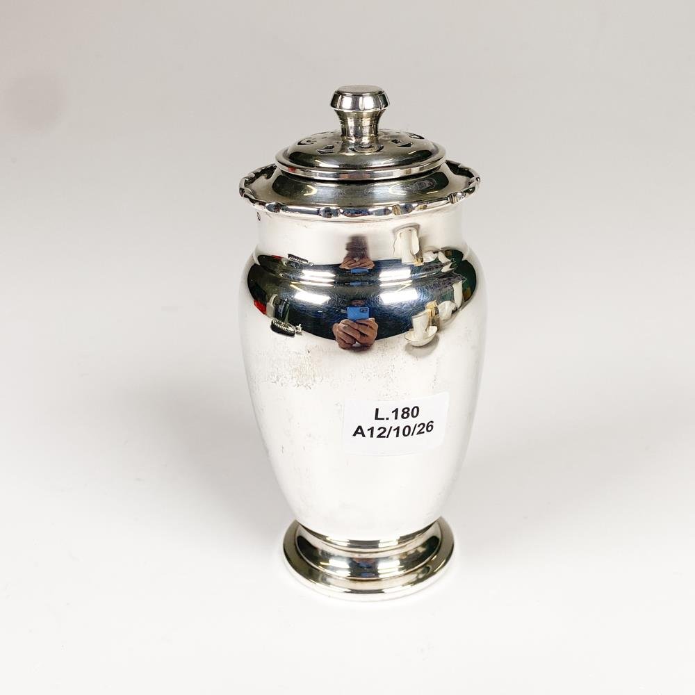 Cernidor de Plata 925 Antigua con Tapa