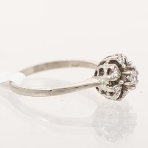 Anillo Roseta Oro 18k con Brillantes - imagen 2