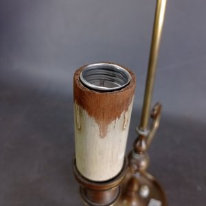 Lámpara de Mesa Holandesa en Bronce Macizo - imagen 4