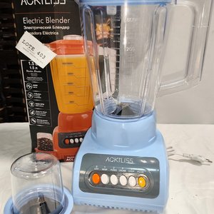 Licuadora Aokliss 2 en 1 con Vaso Picador, Celeste, Nueva en Caja - imagen 3
