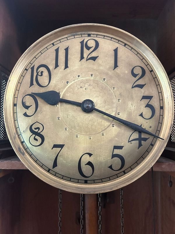Reloj de Caja en Madera de Roble con Mecanismo Aleman - imagen 7