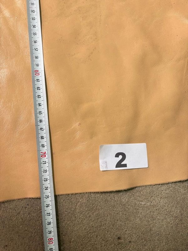 Lote de Cuero Natural Napa Color Beige Claro - imagen 1
