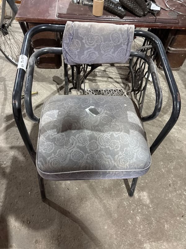 Silla de Oficina Azul y Gris