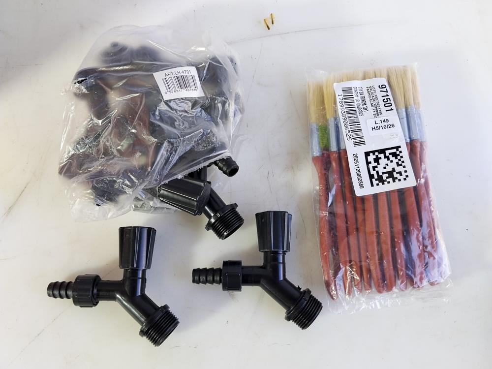 Juego de Conectores de Manguera y Pinceles para Pintura