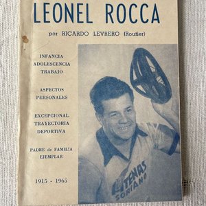 Libro "Leonel Rocca" por Ricardo Levréro, dedicado y firmado en 1966 - imagen 1