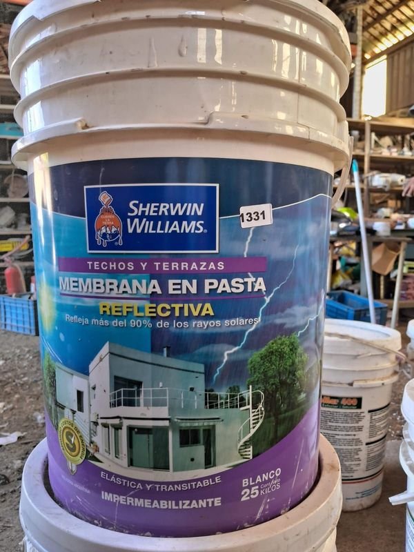 Pintura Reflectiva en Pasta Blanca 25 Litros - imagen 2
