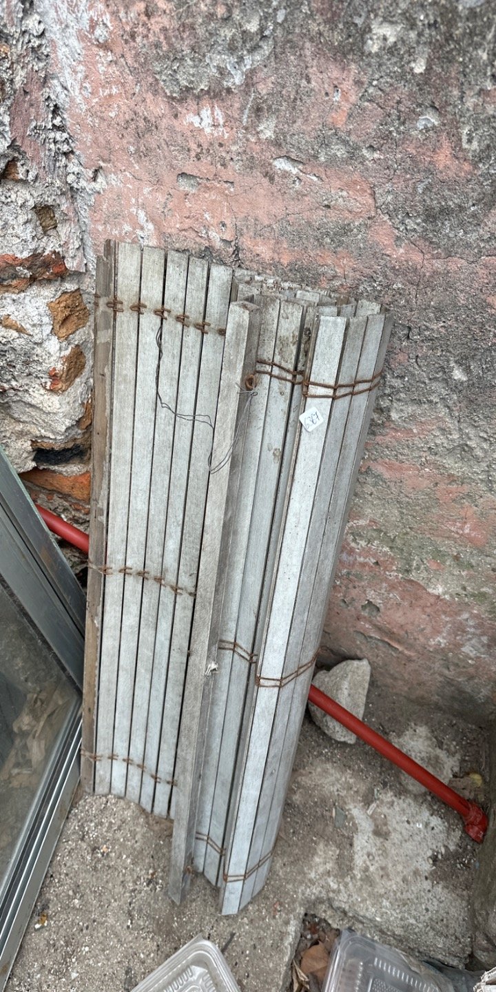 Estera de madera plegable