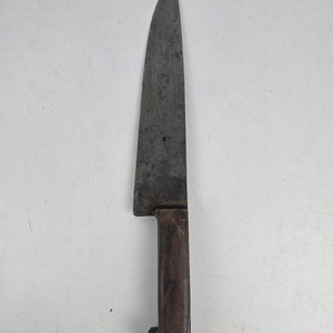 Cuchilla Antigua Acero Solingen Guazu Bira con Mango de Madera - imagen 2