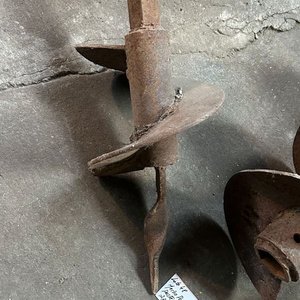 Gran mecha pocera de hierro con 2 punteros enganche para tractor - imagen 10