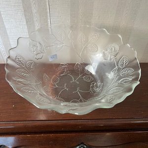 Ensaladera de Vidrio con Diseño de Rosas - imagen 3