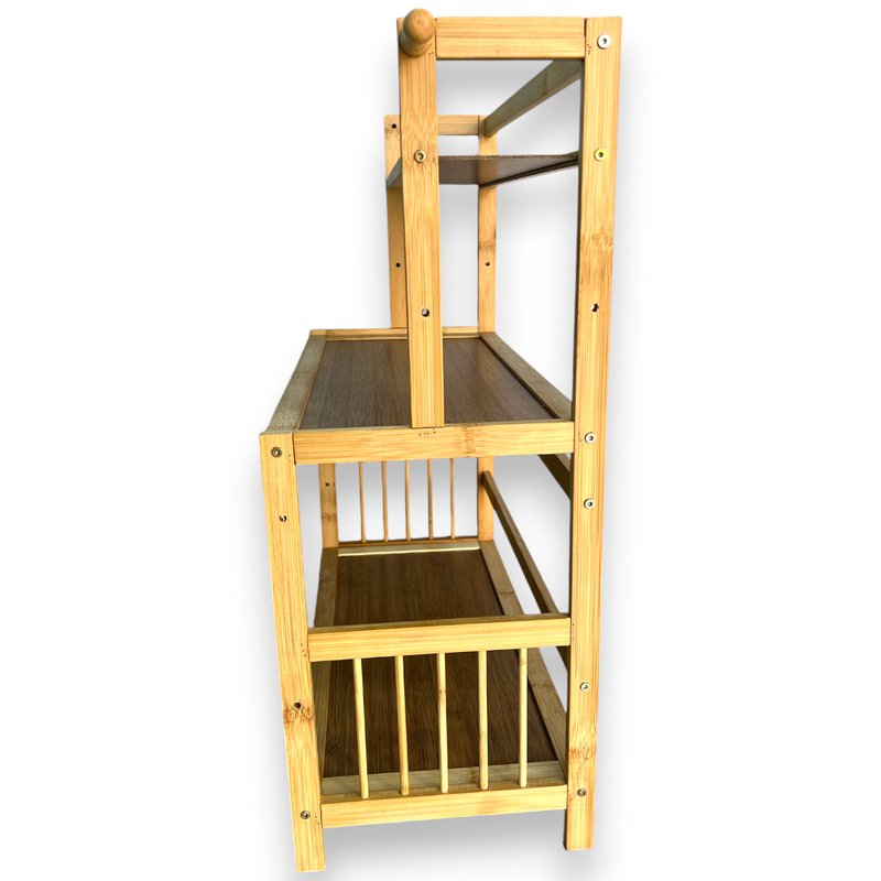 Estante de bambú organizador para hogar - imagen 3