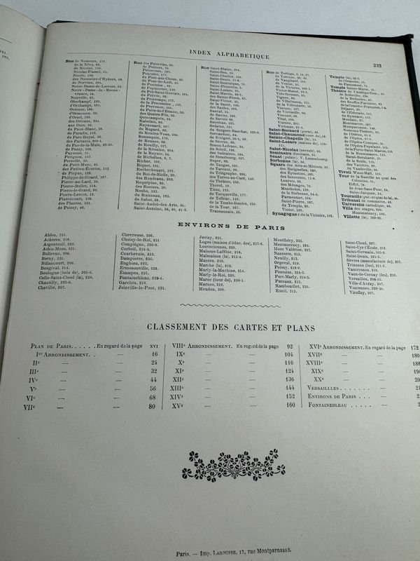 Atlas de París, texto de Fernand Bournon - imagen 7