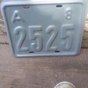 Chapa y Emblema Metálico Vintage de Bicicleta "Rizcootti Montevideo" - imagen 4