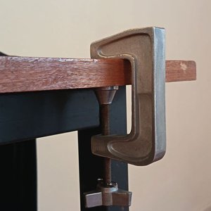 Lámpara de Escritorio Azul con Pinza y 3 Prensas Metálicas - imagen 5