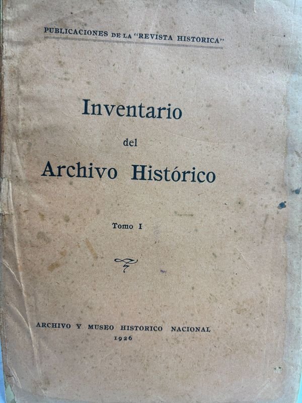 Inventario del Archivo Histórico - Libro Antiguo de 1926 - imagen 3