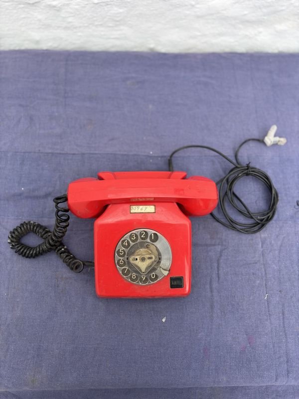 Teléfono Vintage ANTEL Rojo - imagen 3