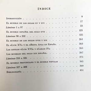 Muebles de Estilo Español: Gótico a Siglo XIX - Libro de José Claret Rubira (1965) - imagen 6