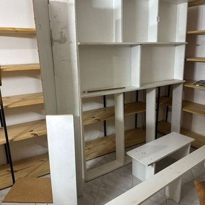 Estantería Blanca Modular con Reparticiones y Tablas - imagen 3