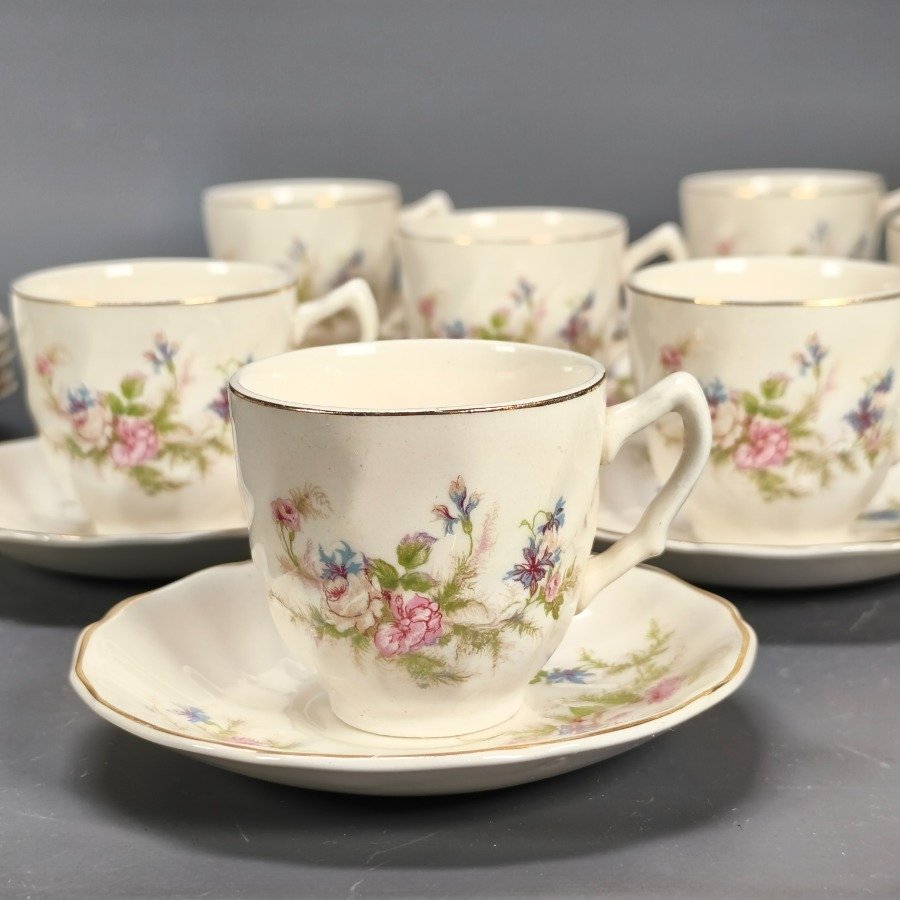 Servicio de té y café, platos de porcelana y accesorios - imagen 16