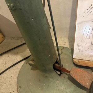 Máquina de Recortar Suelas Industrial Antigua - imagen 4