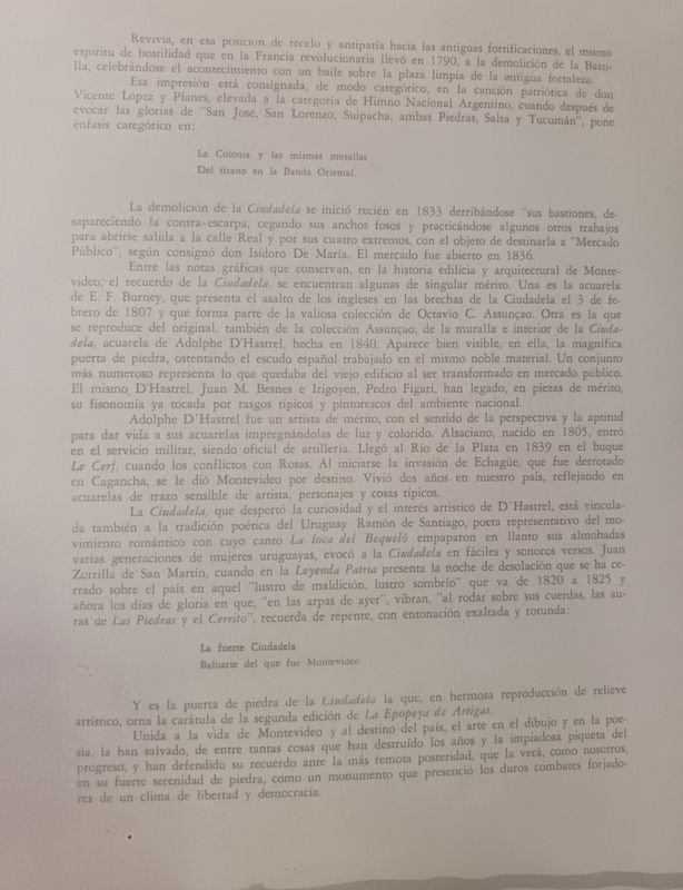 Lámina Costumbrista del Siglo XIX: Detalles de la Ciudadela - imagen 19