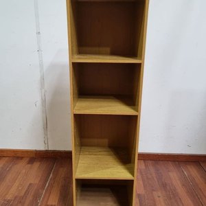 Estantería Clara de Madera con 4 Niveles (37x37x126 cm) - imagen 1