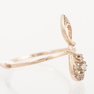 Anillo de Oro con Brillante y Diamantes - imagen 2