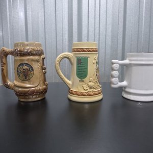 Jarras Cerveceras de Cerámica con Diseños Variados - imagen 4