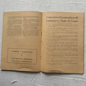 Libro 9ª Vuelta Ciclista del Uruguay 1952 con Mapa de Etapas y Publicidad - imagen 5
