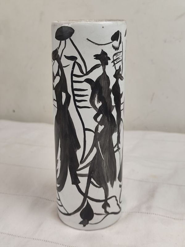 Vaso decorativo firmado Rita Vanrell - imagen 1