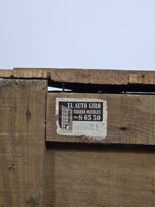 Tres antiguos cajones de madera con inscripciones - imagen 4