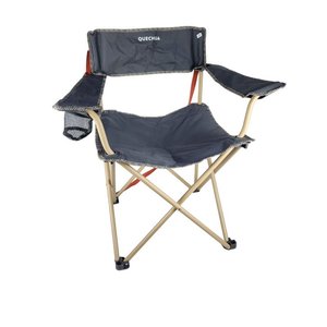 Silla de Camping Quechua XL Negra Plegable - imagen 2