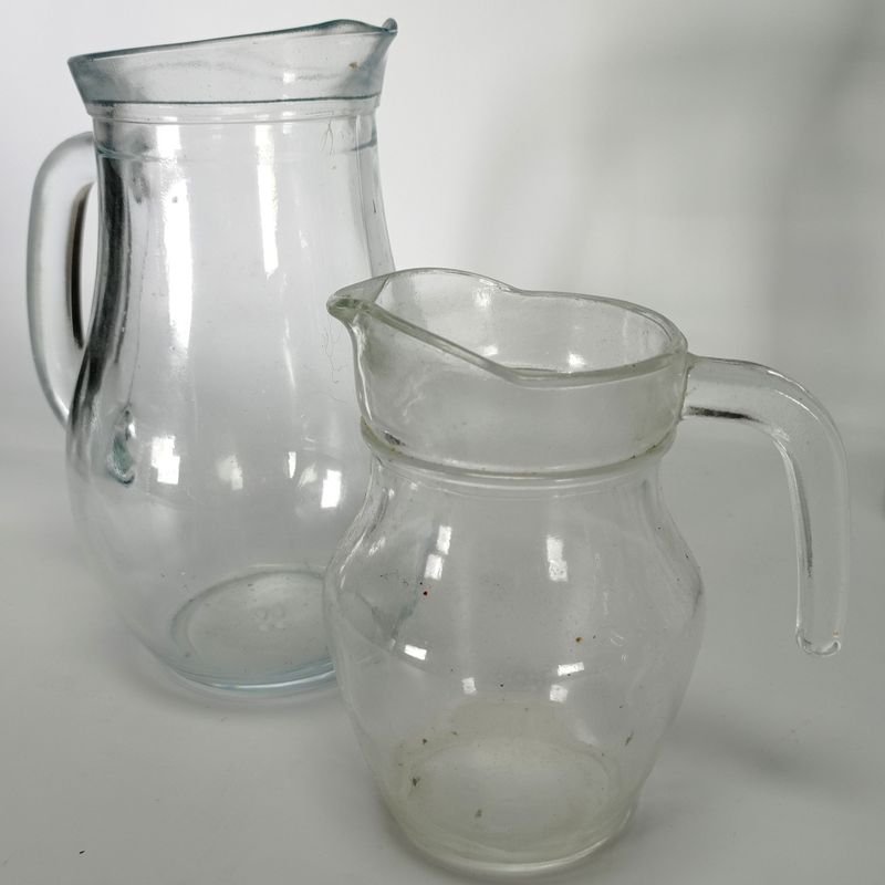 Seis piezas de vidrio transparente para vino - imagen 5