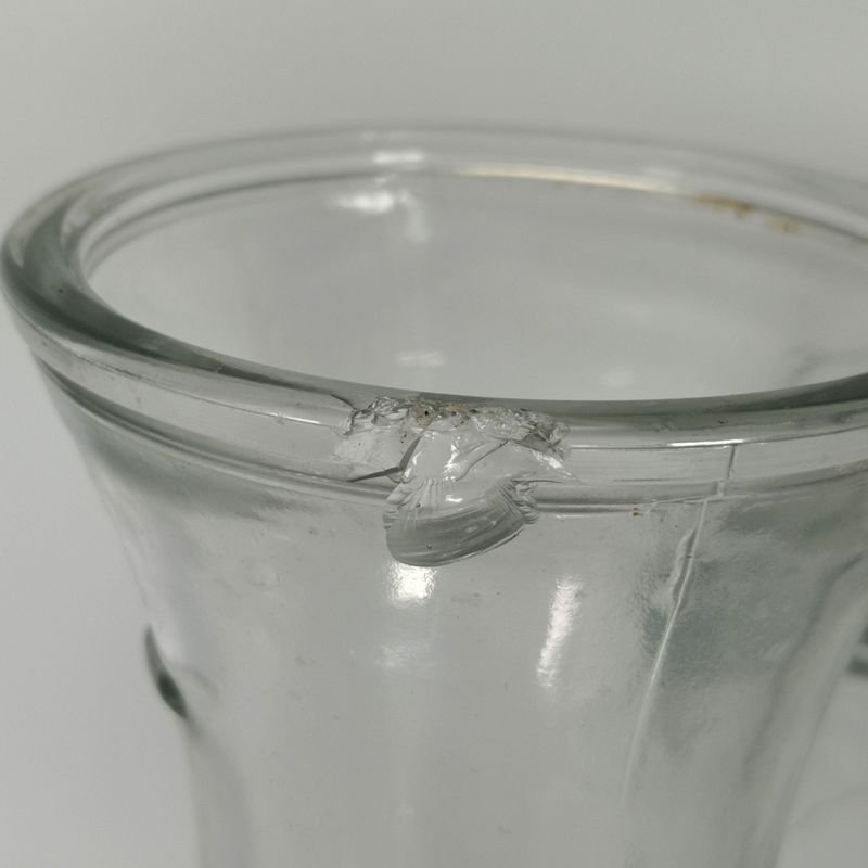 Set de siete piezas de cristal claro: jarra, recipientes y vaso - imagen 5