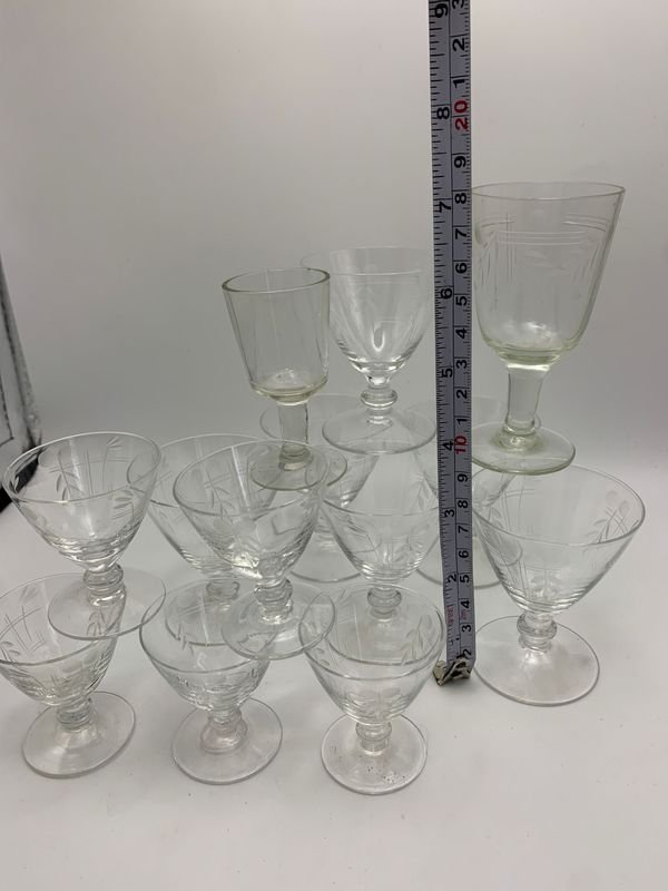 Lotes de copas de cristal y vidrio para decoración - imagen 2