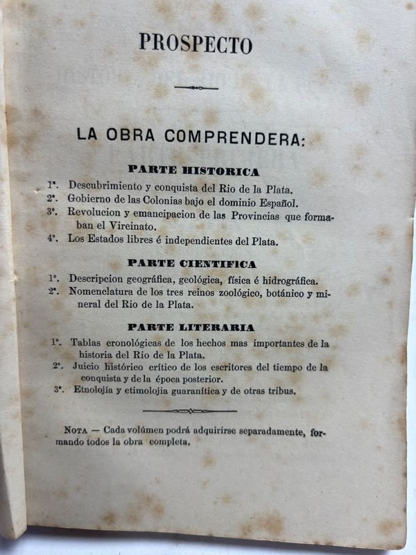 Libro antiguo sobre la historia del río de la Plata - imagen 4