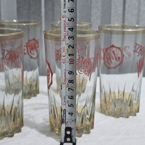 Lote de 6 Vasos Altos de Vidrio con Publicidad de Whisky J&B, White Horse y Gregson's - imagen 4