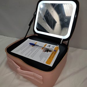Organizador Necesser de Maquillaje con Espejo LED y USB, Nuevo en Caja - imagen 3