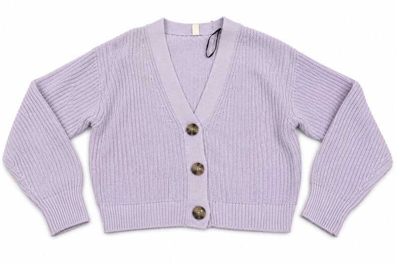 Cardigan de Hilo H&M Talle M Lavanda