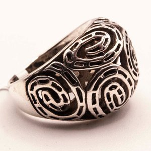 Anillo de Plata con Diseño Espiral Calado - imagen 2