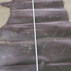 Lote de Cuero Natural Napa Marrón Oscuro - imagen 4