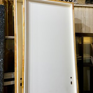 Una puerta interior mdf color blanco sin cerraduras 202 x 78 cm - imagen 3