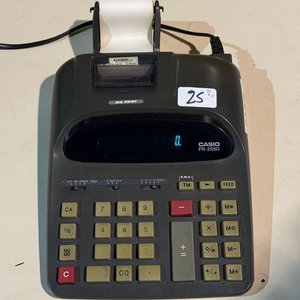 Calculadora Impresora Casio FR-2550 con Rollo de Papel - imagen 1