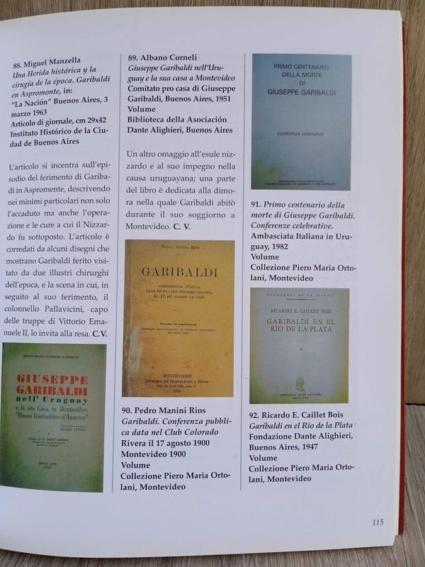 Libro en Italiano: Resugimiento entre dos Mundos, Amplía Información de GARIBALDI y Profusamente Ilustrado - imagen 3