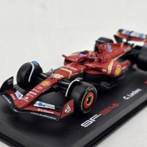 Lote siguiente: Réplica Ferrari SF24 Charles Leclerc 1:43 Burago con Piloto