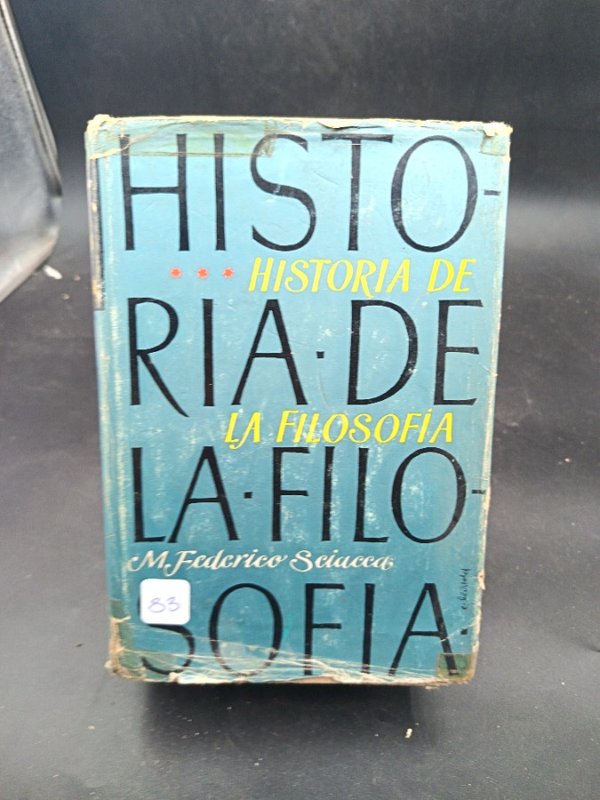 Historia de la Filosofía por M. Federico Sciacca